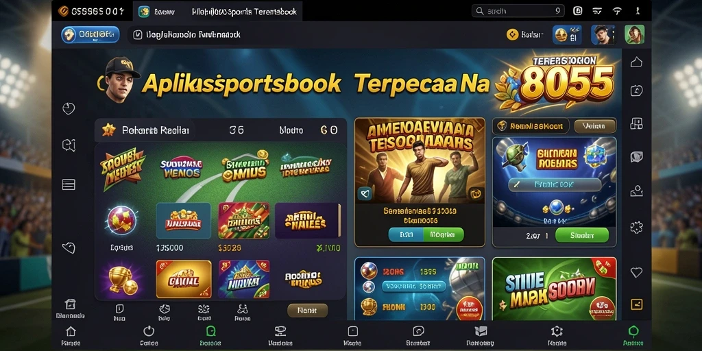 Tampilan antarmuka aplikasi 8055 yang menarik dan mudah digunakan.