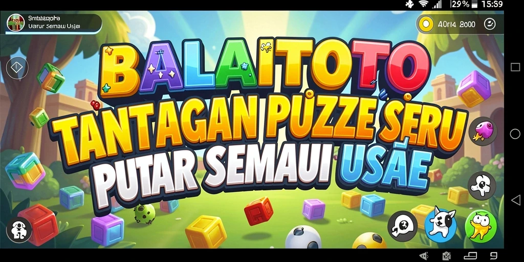 Screenshot gameplay menampilkan tantangan puzzle yang menarik di BALAITOTO.