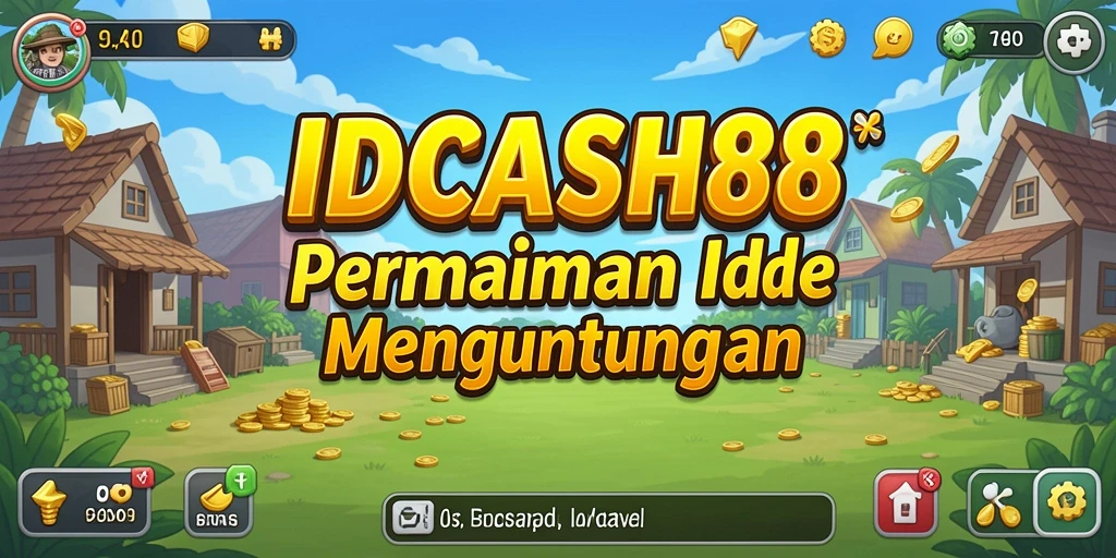 Tampilan gameplay IDCASH88 menampilkan keseruan meraih keuntungan secara Idle.