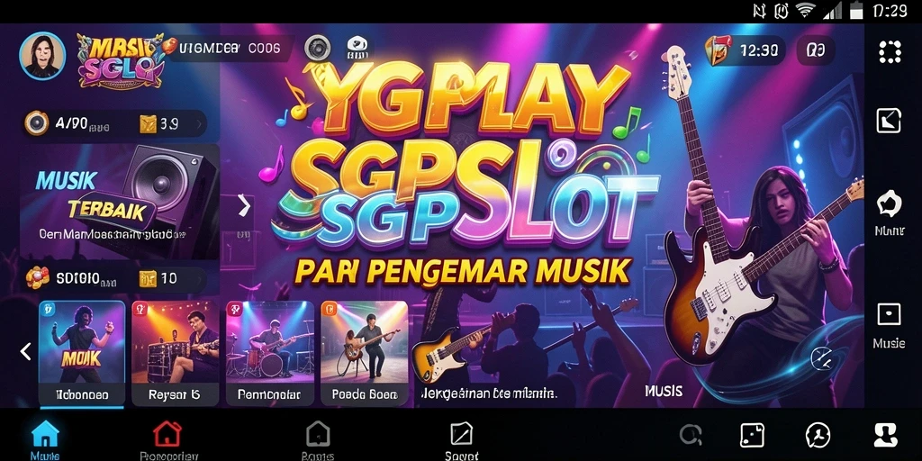 Screenshot gameplay SGPSLOT yang menampilkan pengalaman musik yang mendebarkan.
