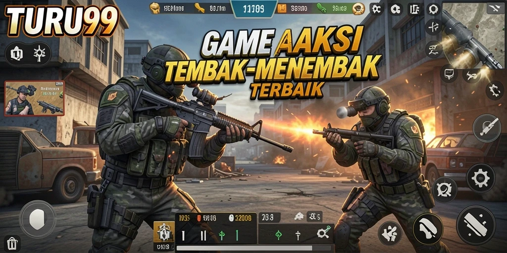 TANGKAPAN LAYAR TURU99: Aksi tembak-menembak seru dalam TPS.