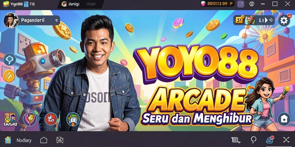 Tampilan gameplay seru dari YOYO88 yang menantang.